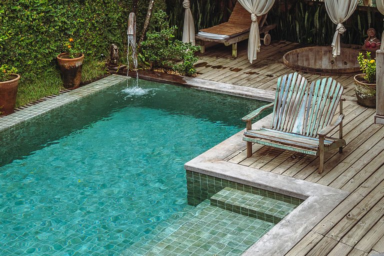 Bah090 - Encantadora villa con 9 suites en Trancoso
