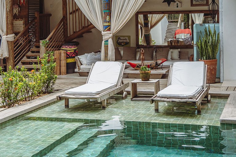 Bah090 - Charming villa with 9 suites in Trancoso