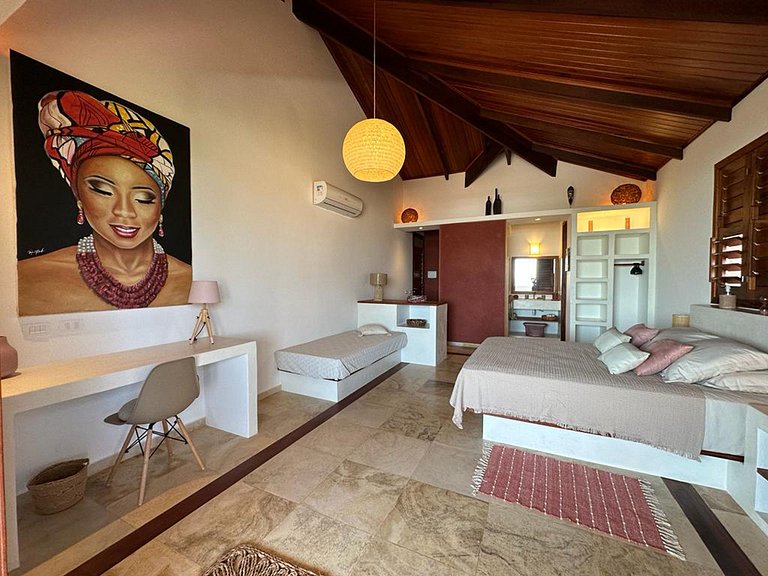 Cea017 - Excelente villa frente al mar en Guajiru