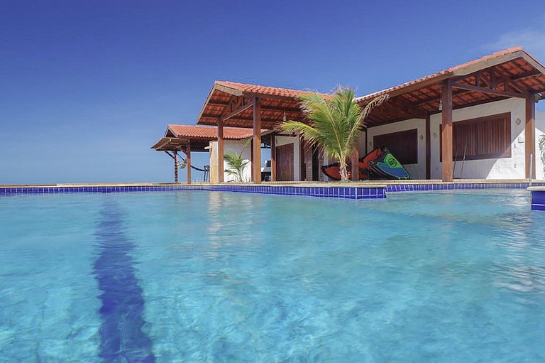 Cea017 - Charmosa villa beira-mar em Guajiru