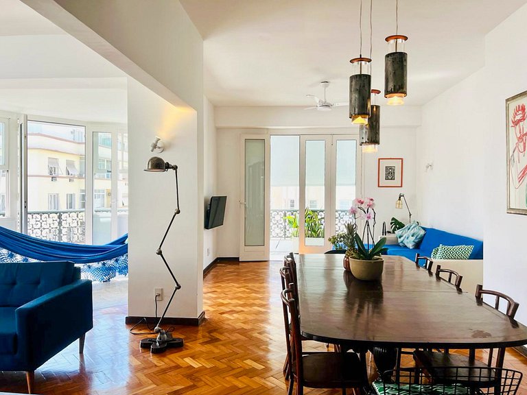 Rio155 - Apartamento cerca del Palacio de Copacabana