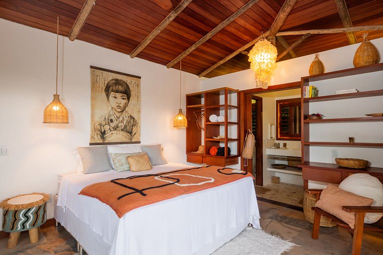 Pip015 - Amplia casa de playa en Pipa