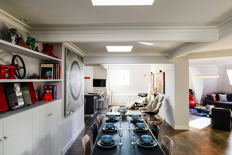 Par189 - 3 bedroom penthouse in Muette