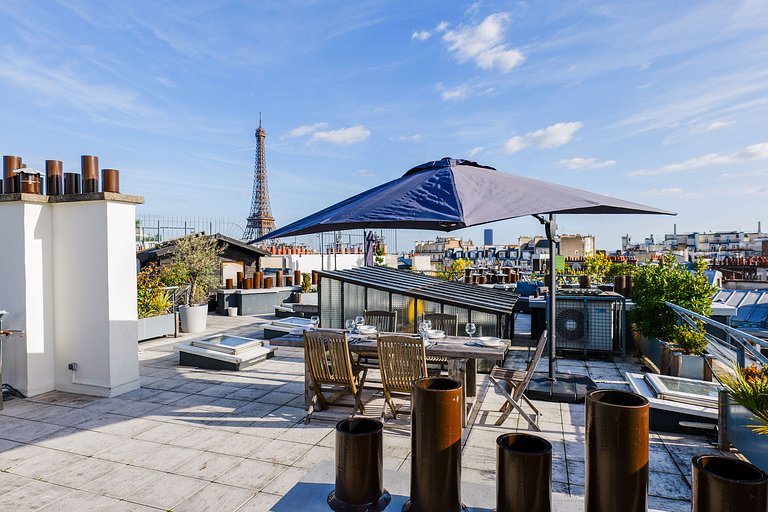 Par189 - 3 bedroom penthouse in Muette