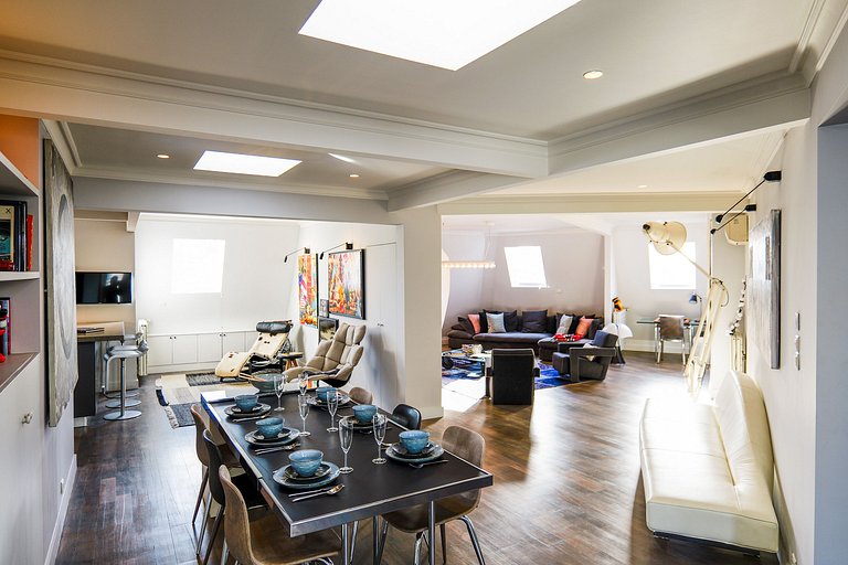 Par189 - Penthouse de 3 chambres à Muette