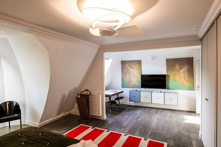 Par189 - 3 bedroom penthouse in Muette