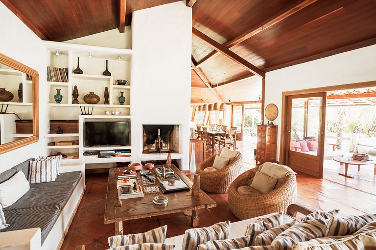 Bah100 - Maison sur la plage de Itapororoca