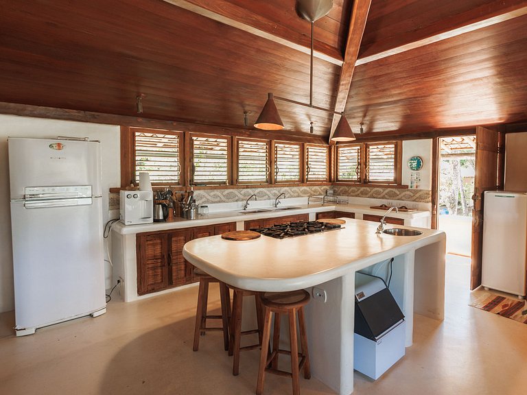 Bah100 - Maison sur la plage de Itapororoca