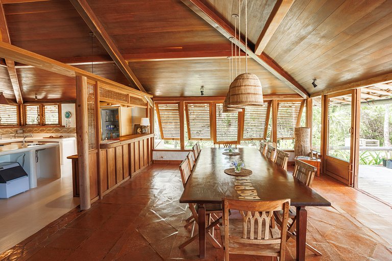 Bah100 - Casa pé na praia na Praia de Itapororoca