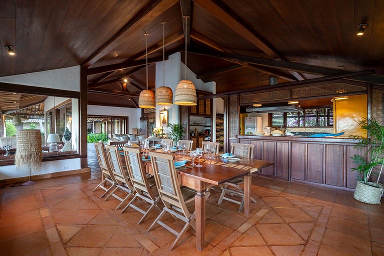 Bah100 - Casa pé na praia na Praia de Itapororoca