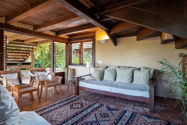 Bah100 - Casa pé na praia na Praia de Itapororoca