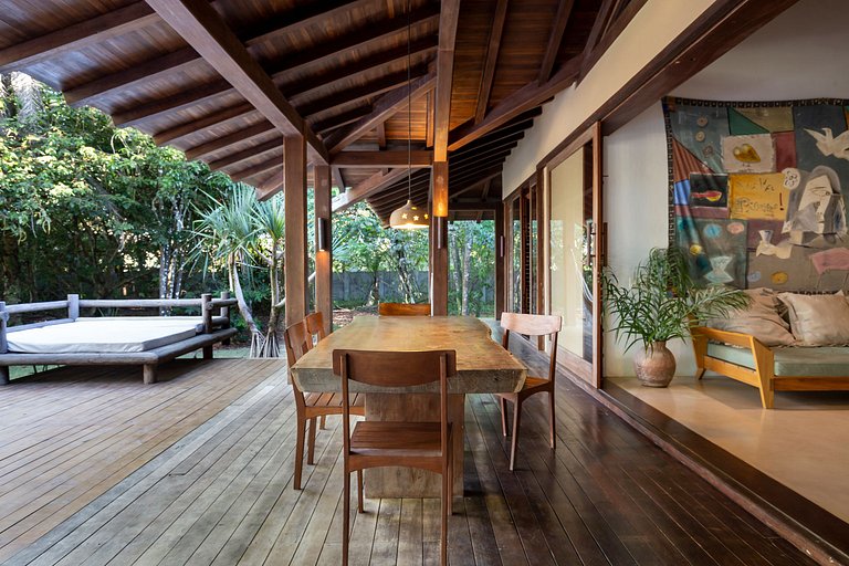 Bah100 - Casa pé na praia na Praia de Itapororoca