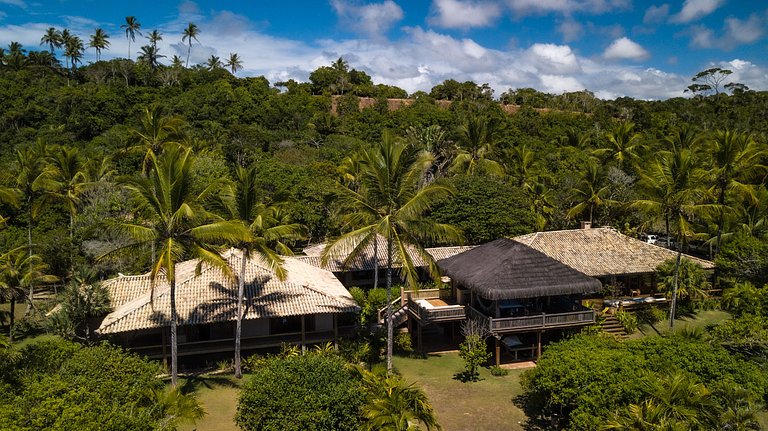 Bah100 - Casa pé na praia na Praia de Itapororoca