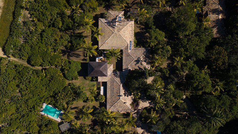 Bah100 - Casa pé na praia na Praia de Itapororoca