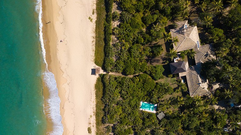 Bah100 - House on the beach in Itapororoca beach