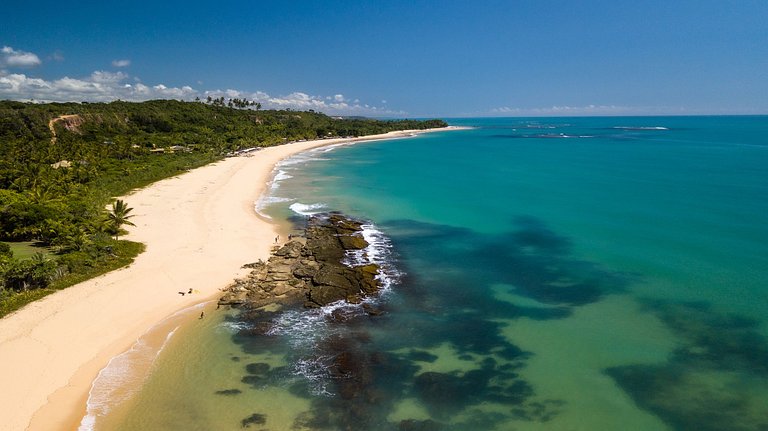 Bah100 - Casa pé na praia na Praia de Itapororoca