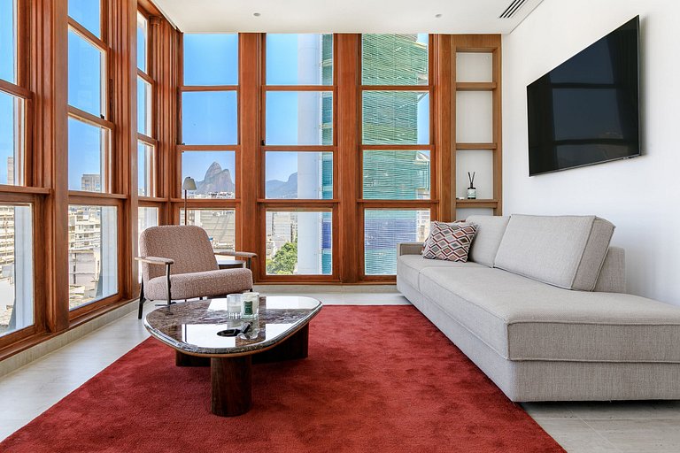 Rio043 - Luxuoso apartamento em Ipanema