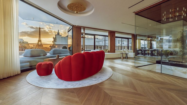 Par096 - Luxury penthouse on Avenue Montaigne