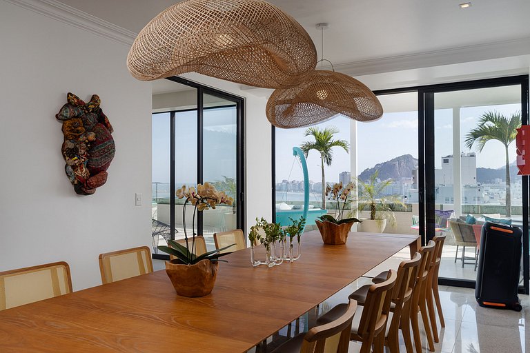 Rio039 - Breathtaking beachfront penthouse in Rio