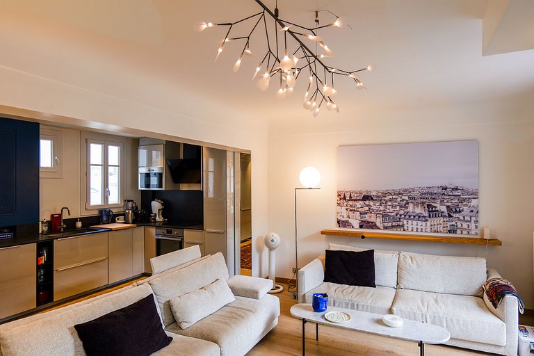 Par124 - Appartement de 2 chambres à Chaillot