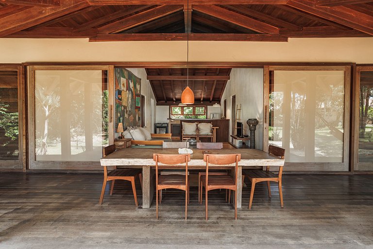 Bah100 - Maison sur la plage de Itapororoca