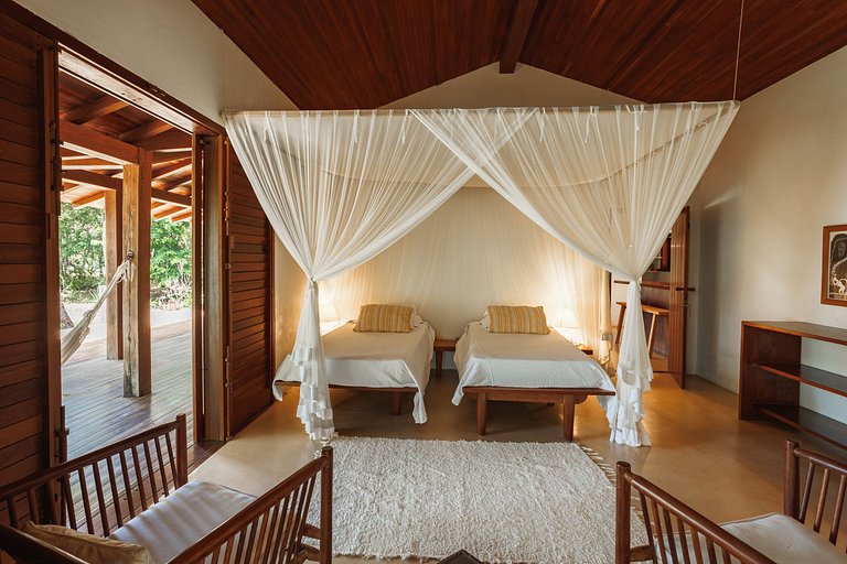 Bah100 - Casa pé na praia na Praia de Itapororoca