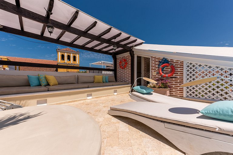 Car028 - Casa colonial luxuosa em Cartagena de Indias