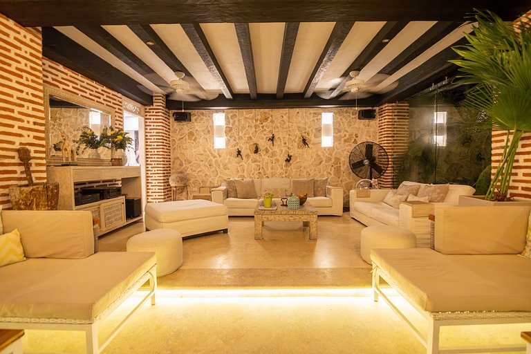 Car028 - Casa colonial luxuosa em Cartagena de Indias