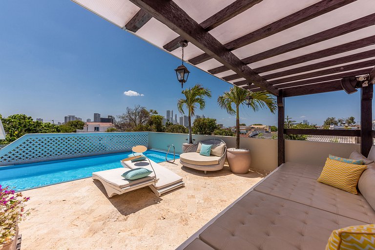 Car028 - Luxury House in Cartagena de Indias
