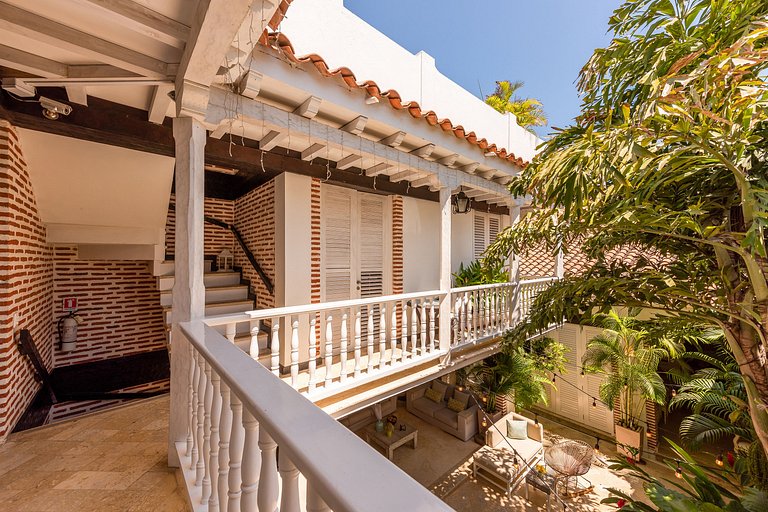 Car028 - Casa colonial luxuosa em Cartagena de Indias