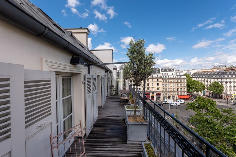 Par153 - Penthouse avec terrasse et vue