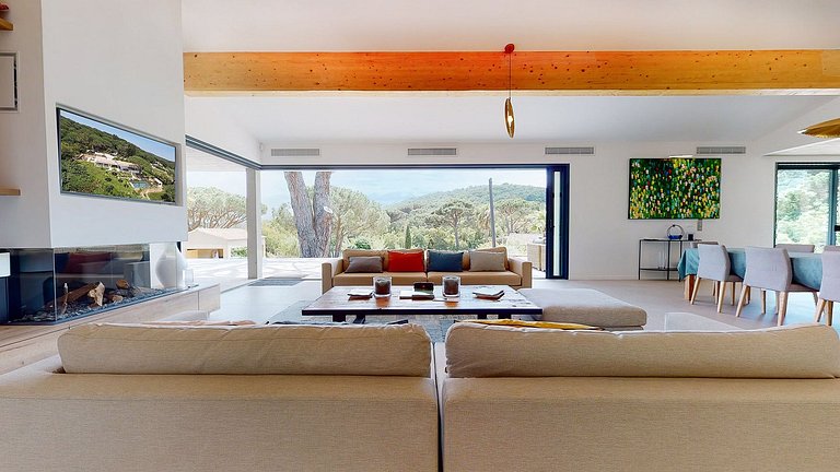 Azu080 - Casa com piscina em Saint Tropez