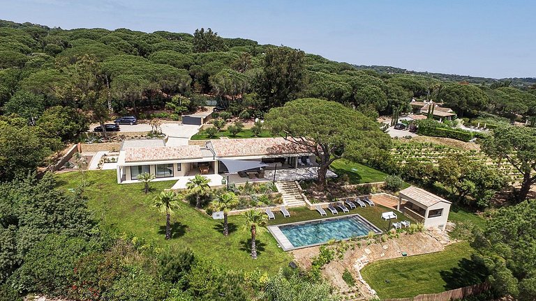 Azu080 - Casa com piscina em Saint Tropez