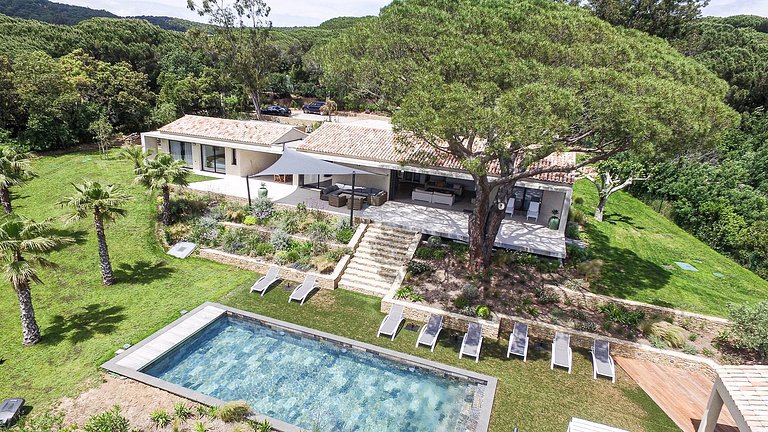 Azu080 - Villa avec piscine à Saint Tropez