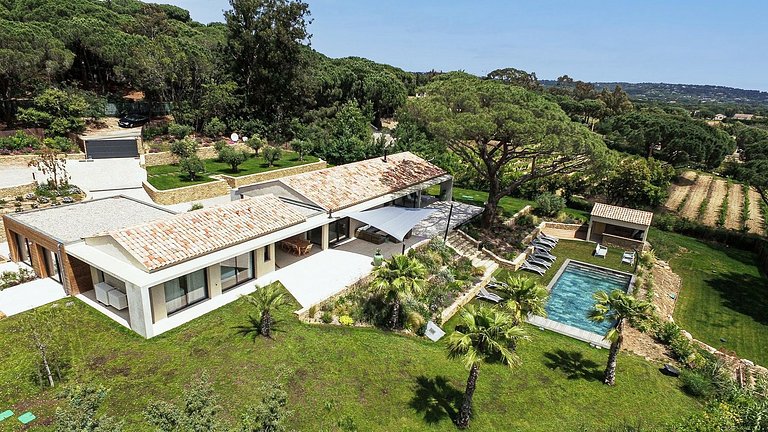 Azu080 - Casa com piscina em Saint Tropez