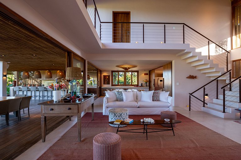 Bah092 - Casa arquitetônica de luxo em Trancoso