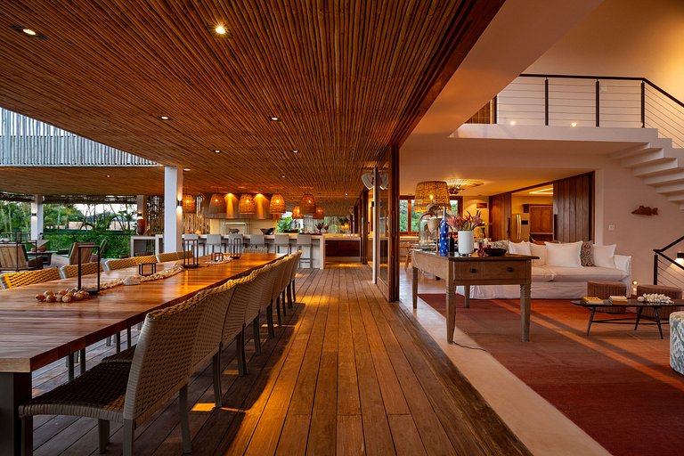 Bah092 - Casa arquitetônica de luxo em Trancoso