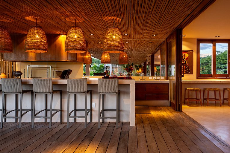 Bah092 - Casa arquitetônica de luxo em Trancoso