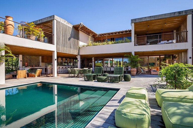 Bah092 - Casa arquitetônica de luxo em Trancoso