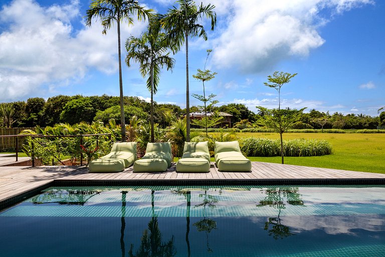 Bah092 - Casa arquitetônica de luxo em Trancoso