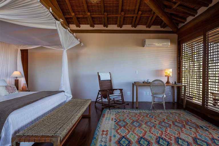 Bah092 - Casa arquitetônica de luxo em Trancoso