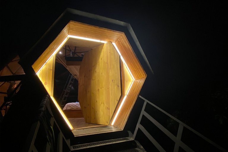 Med017 - Dôme en bois unique avec vue sur le lac à Guatapé