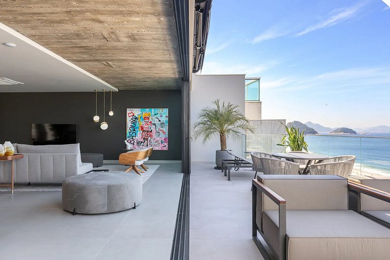 Rio940 - Cobertura triplex com piscina em Copacabana