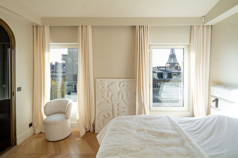 Par057 -Cobertura deslumbrante no coração de Paris