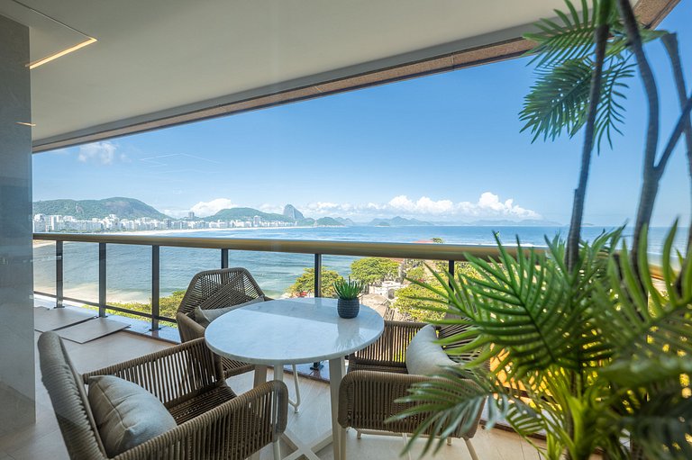 Rio037 - Apartamento de 2 quartos com vistas deslumbrantes