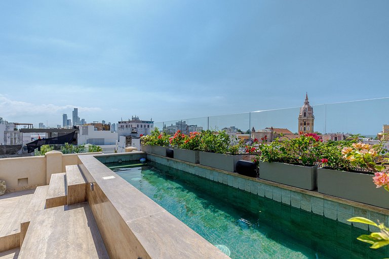 Car084 - Apartment with rooftop terrace in Cartagena's Cente