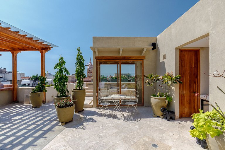 Car084 - Apartment with rooftop terrace in Cartagena's Cente
