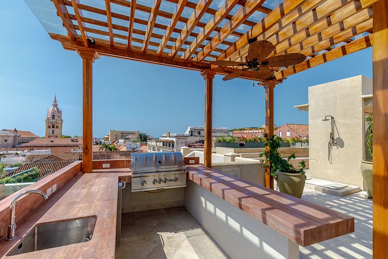 Car084 - Apartment with rooftop terrace in Cartagena's Cente