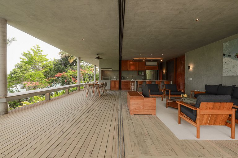 Bah177- Elegant sea view house in Itacaré
