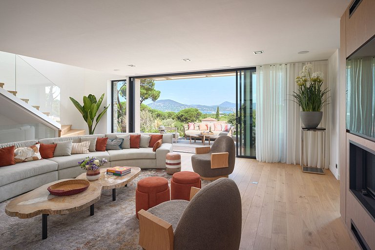 Azu068 - Villa de Luxo com Vista para Saint-Tropez